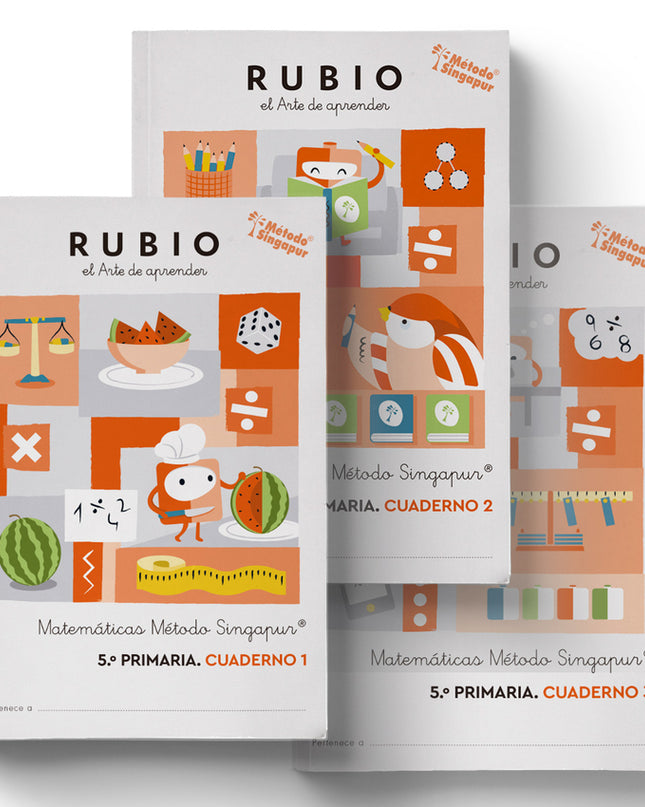 Matemáticas Método Singapur 5.º Primaria Rubio