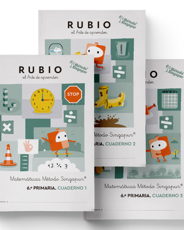 Matemáticas Método Singapur 6.º Primaria Rubio