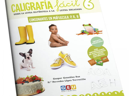 Caligrafia Facil:consonantes En Mayuscula P, R, B