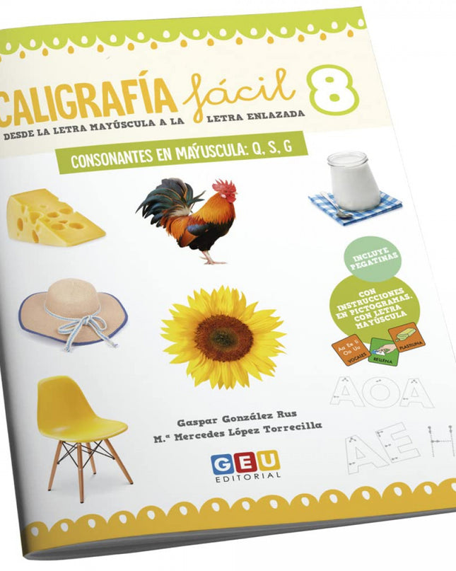 Caligrafia Facil:consonantes En Mayuscula Q, S, G