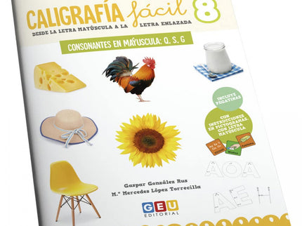 Caligrafia Facil:consonantes En Mayuscula Q, S, G