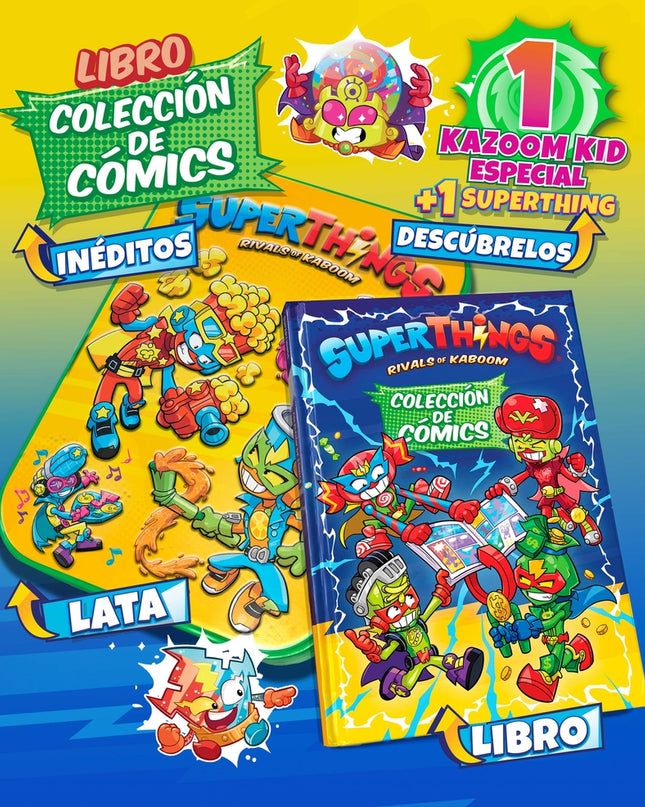 Libro Coleccionista Cómics Superthings - Neon Power