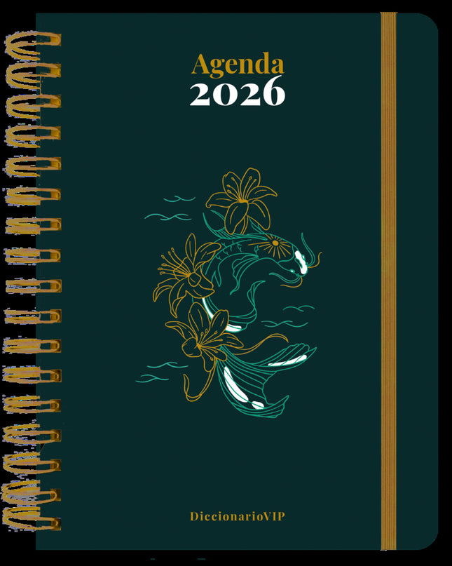 Agenda Anual Diaria 2026 'diccionariovip'