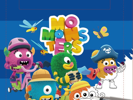 ¡pinta Con Agua! Busca Y Encuentra. Momonsters