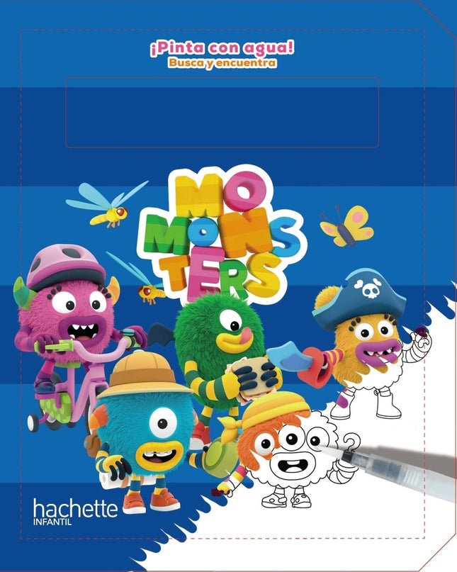 ¡pinta Con Agua! Busca Y Encuentra. Momonsters