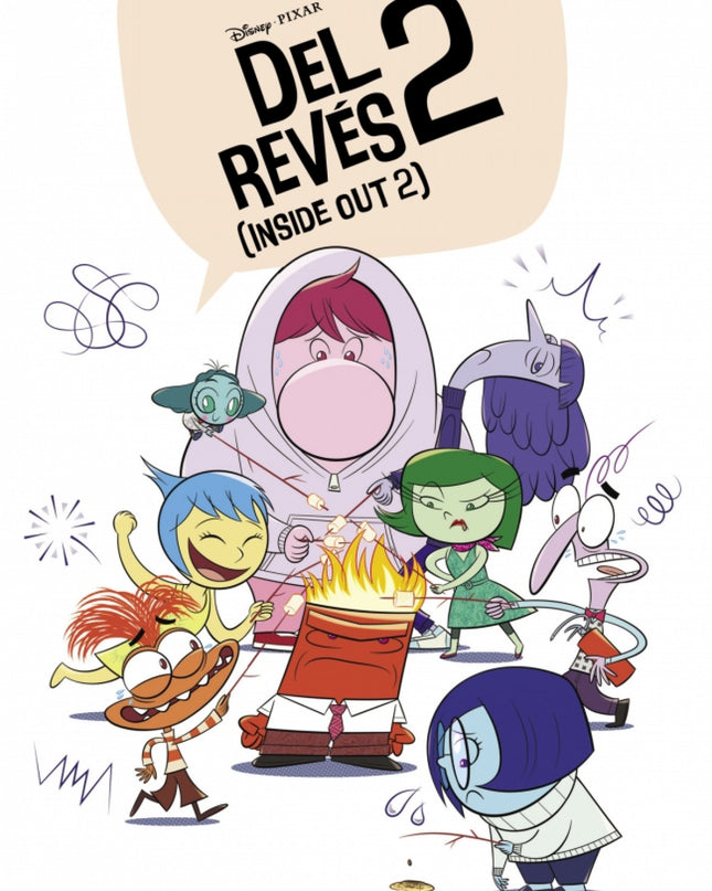 Aprendo A Leer Con Cómics Disney - Las Nuevas Aventuras De Del Revés 2