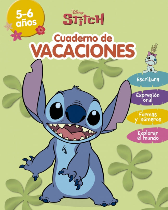 Stitch. (5-6 Años) (disney. Cuaderno De Vacaciones)