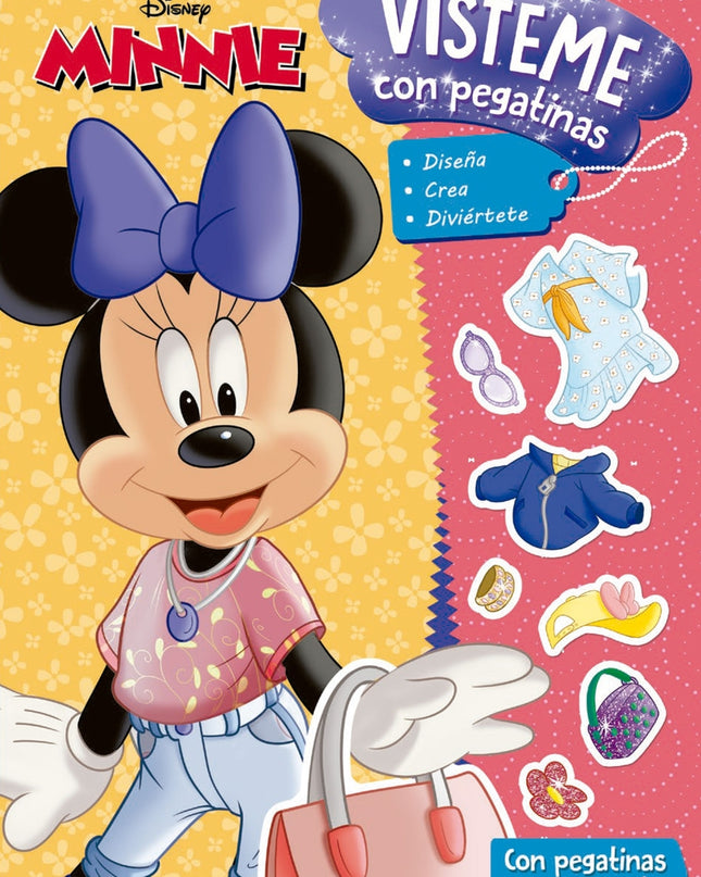 Minnie. Vísteme Con Pegatinas 2
