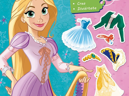 Princesas. Vísteme Con Pegatinas 2
