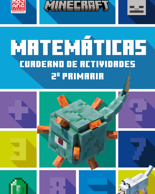 Minecraft Oficial: Cuaderno De Actividades, Matemáticas 2.º Primaria