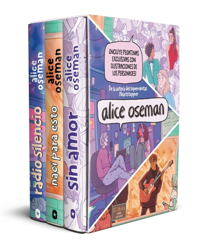 Estuche Alice Oseman: Sin Amor, Nací Para Esto, Radio Silencio