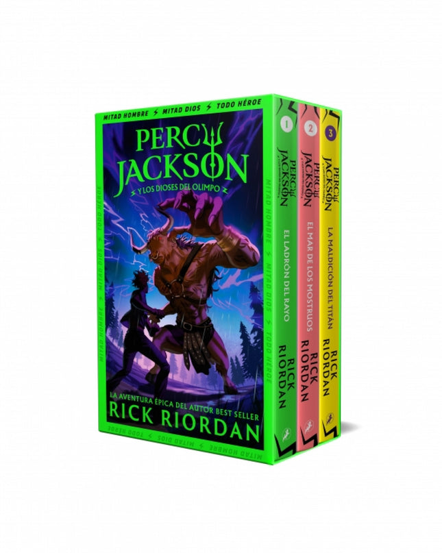 Pack Percy Jackson Y Los Dioses Del Olimpo (1,2 Y 3)