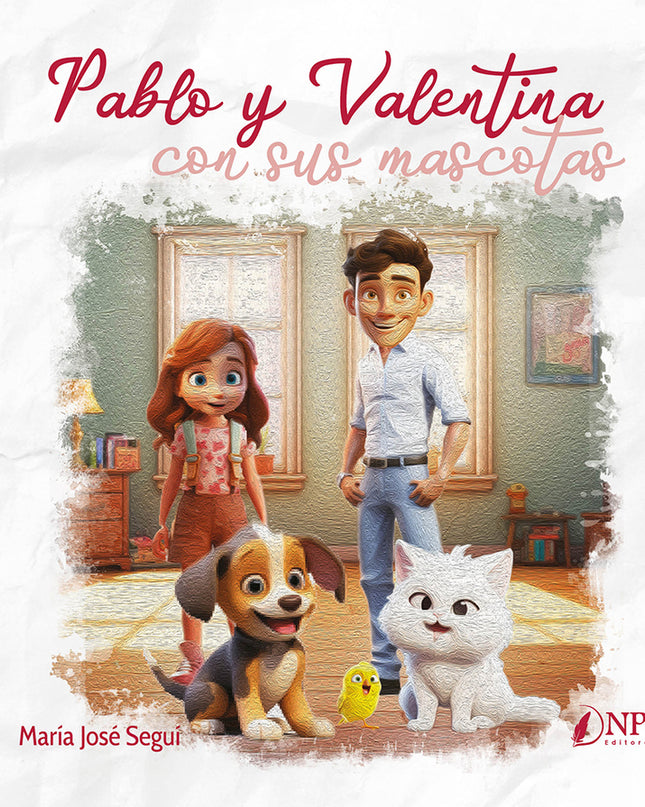 Pablo Y Valentina Con Sus Mascotas