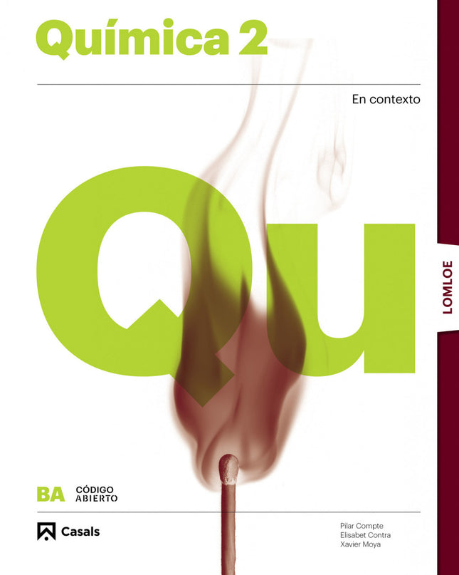 Química 2ºbachillerato. Código Abierto 2023