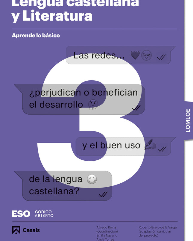 Aprende Lo Básico. Lengua Castellana Y Literatura 3 Eso. Lomloe