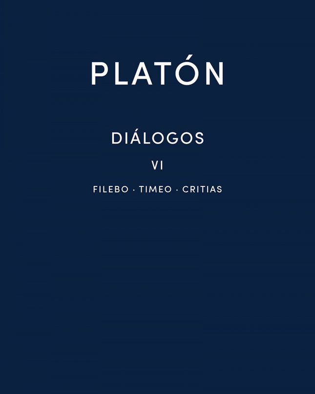 38. Diálogos Vi. Filebo, Timeo, Critias