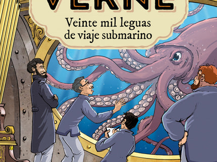 Julio Verne - Veinte Mil Leguas De Viaje Submarino (edición Actualizada, Ilustrada Y Adaptada)