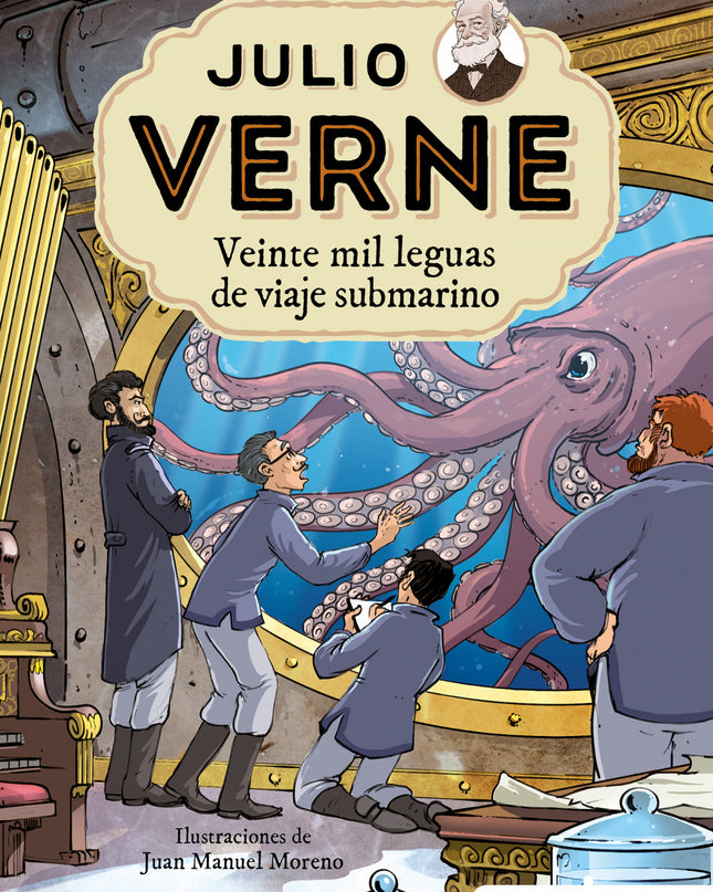 Julio Verne - Veinte Mil Leguas De Viaje Submarino (edición Actualizada, Ilustrada Y Adaptada)