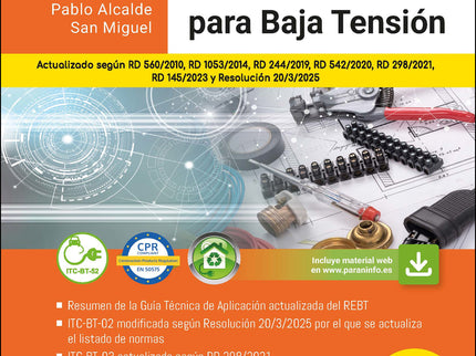 Reglamento Electrotécnico Para Baja Tensión. Rebt 7.ª Edición 2025