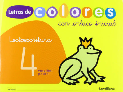 Letras Colores 4 (+cuento) (4 Años) Lectoescritura