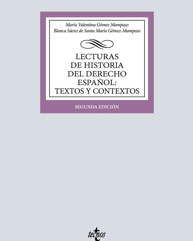 Lecturas De Historia Del Derecho Español: Textos Y Contextos