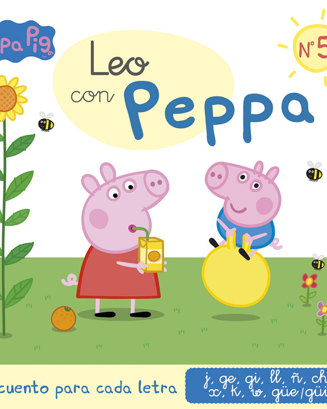 Un Cuento Para Cada Letra: J, Ge, Gi, Ll, ñ, Ch, X, K, W, Güe-güi (leo Con Peppa Pig 5)