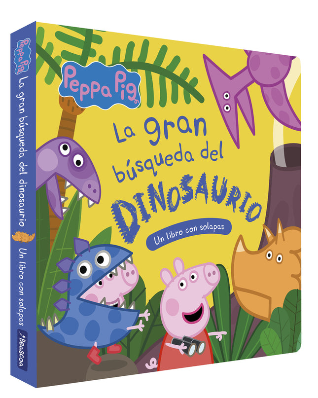 Peppa Pig. Libro De Cartón Con Solapas - La Gran Búsqueda Del Dinosaurio
