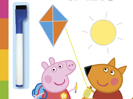 Peppa Pig. Primeros Aprendizajes - Aprendo Con Peppa Pig. Primeros Trazos (libro-pizarra)