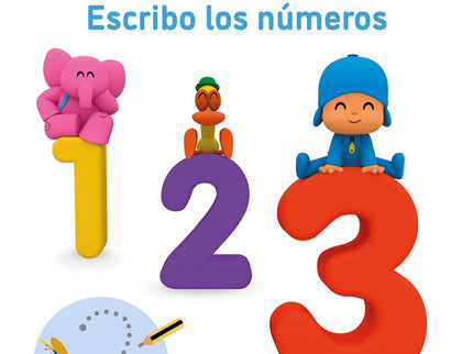 Pocoyó. Lectoescritura - Escribo Los Números. (libro-pizarra)