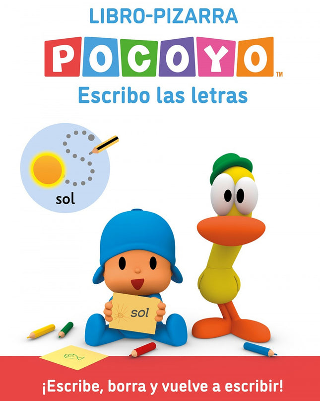 Pocoyó. Lectoescritura - Escribo Las Letras. (libro-pizarra)