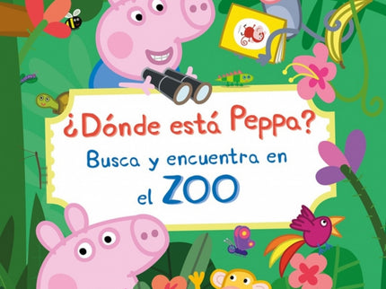 Peppa Pig. Libro Juguete - ¿dónde Está Peppa? Busca Y Encuentra En El Zoo