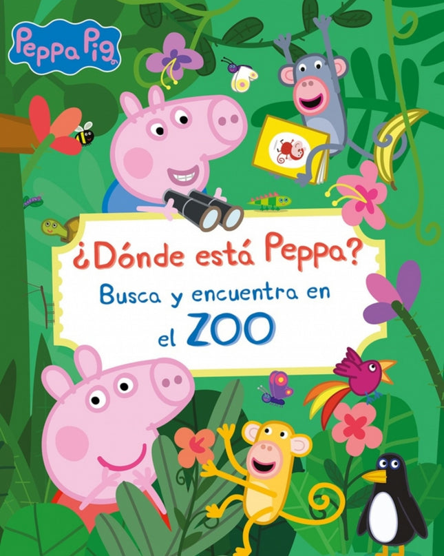 Peppa Pig. Libro Juguete - ¿dónde Está Peppa? Busca Y Encuentra En El Zoo