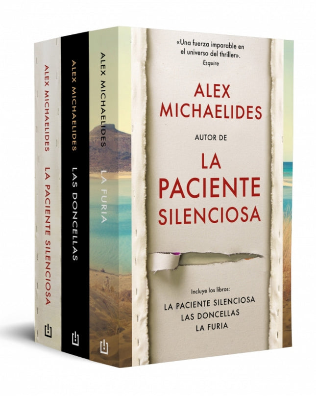 Pack Alex Michaelides (contiene: La Paciente Silenciosa / La Furia / Las Doncellas)