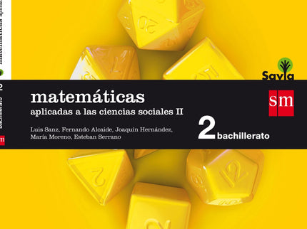 Matemáticas Aplicadas Ciencias Sociales 2º Bachillerato Savia 2016