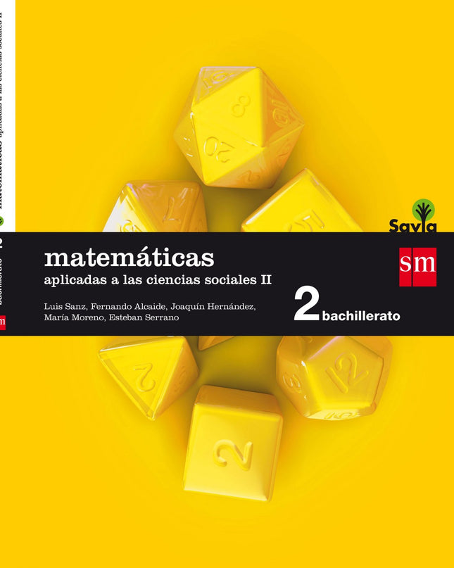 Matemáticas Aplicadas Ciencias Sociales 2º Bachillerato Savia 2016