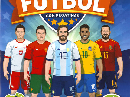 Estrellas Mundiales Del Fútbol Con Pegatinas