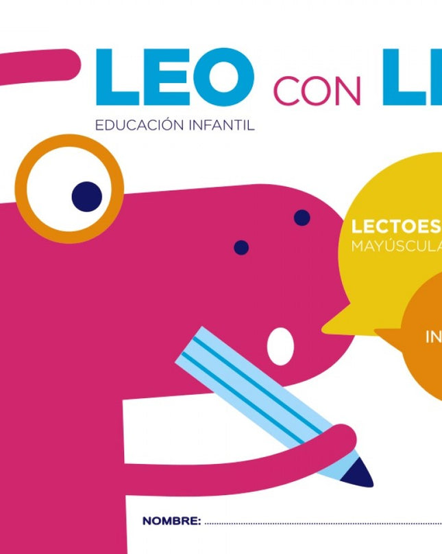 Leo Con Lea Iniciación Mayúsculas 3 Años
