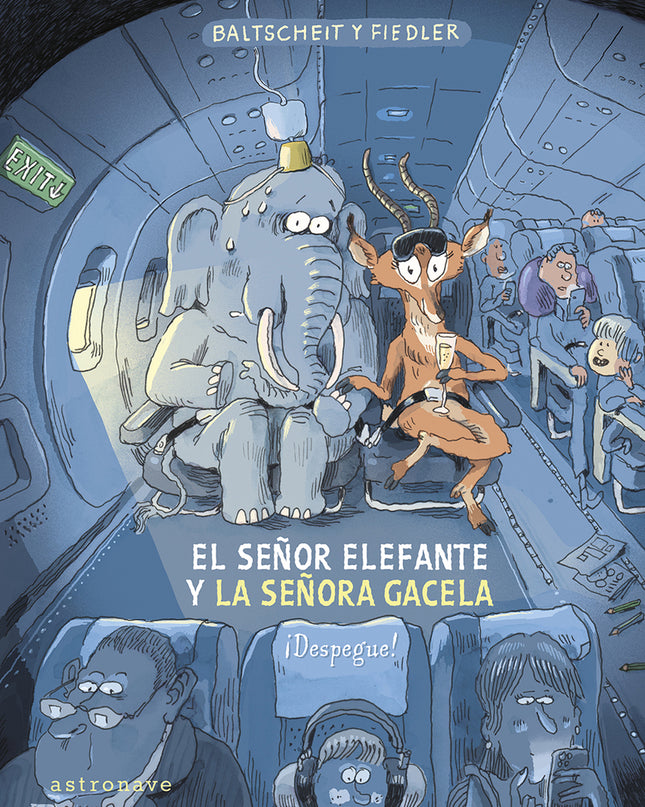El Señor Elefante Y La Señora Gacela. ¡despegue!