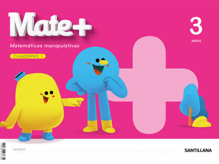 Mate + Matematicas Manipulativas 3 Años