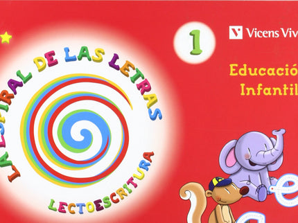 (11).lectoescritura 1.(espiral De Letras) Infantil