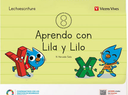 Aprendo Con Lila Y Lilo Cuaderno 8