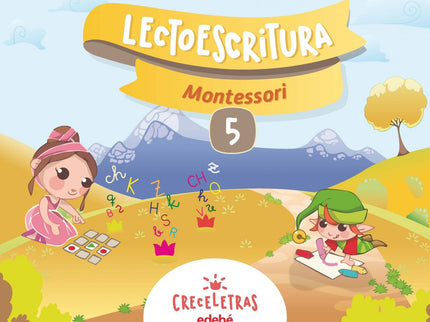 Cuaderno Lectorescritura 5 Pauta Montessori