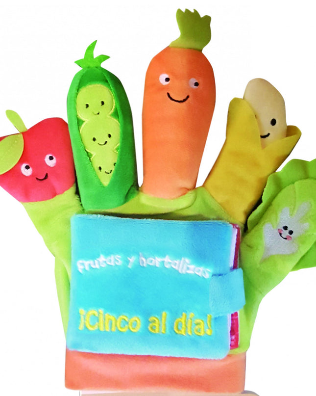 Libro Guante Frutas Y Hortalizas: ¡cinco Al Día!