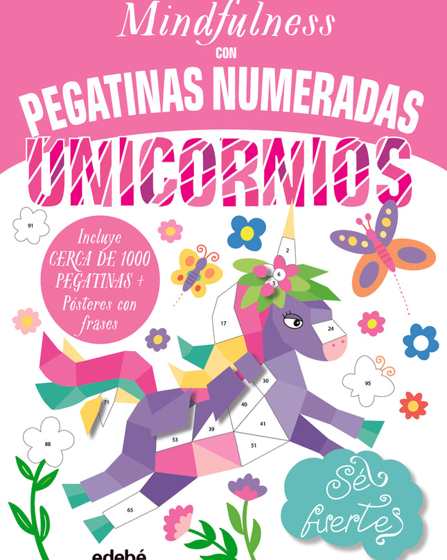 Mindfulness Con Pegatinas Numeradas: Unicornios