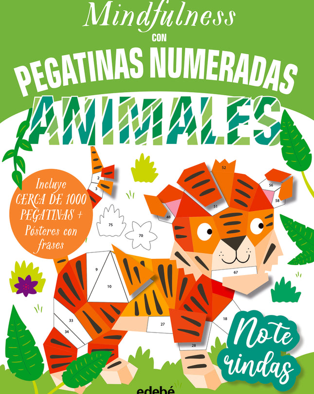 Mindfulness Con Pegatinas Numeradas: Animales