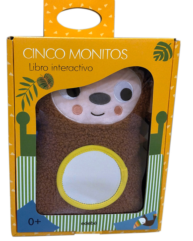 Cinco Monitos (libro Interactivo Para Bebés)