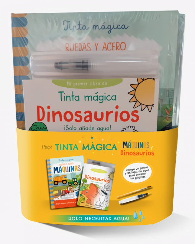 Pack Tinta Mágica: Máquinas Y Dinosaurios