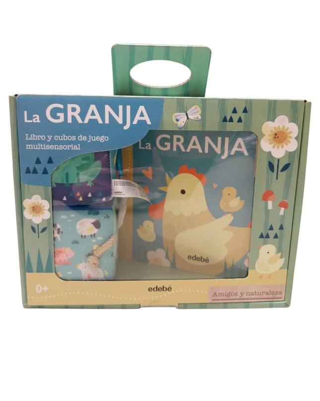 La Granja. Libro Y Cubos De Juego Multisensorial
