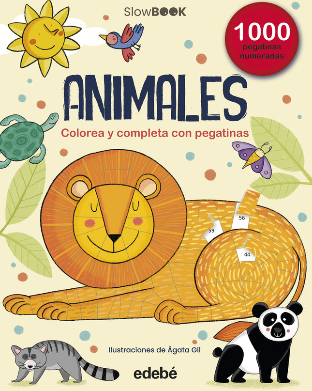 Animales (1000 Pegatinas Numeradas) - Slowbook