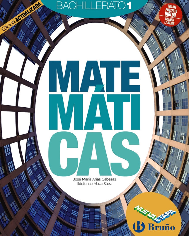 Matemáticas 1 Bachillerato Nueva Etapa Bruño Edición Actualizada